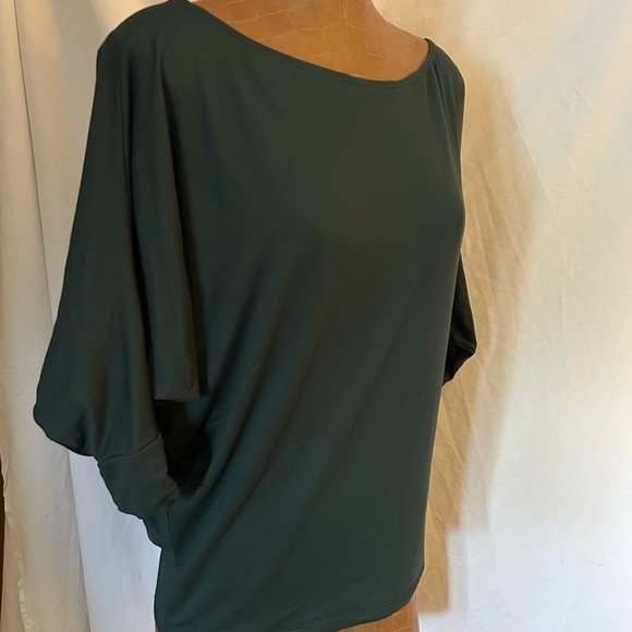 White Birch Green‎ Dolman Sleeve Oversized Blouse - Picture 1 of 7
